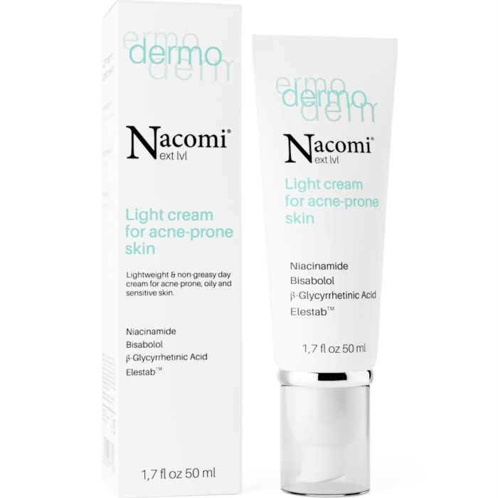 Nacomi Next Level Dermo Light Cream for Acne-Prone Skin 50 ml