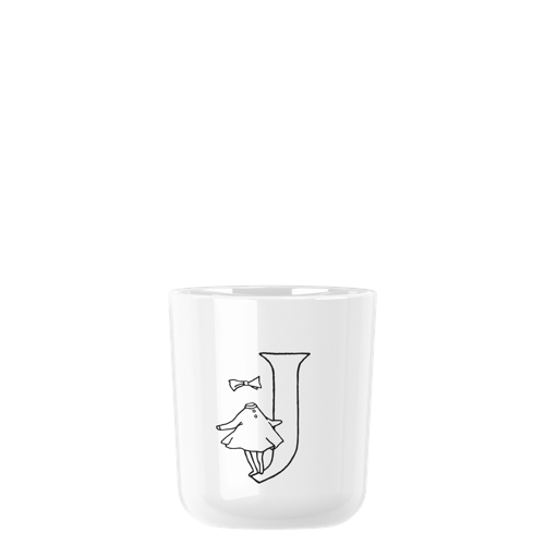 RIG-TIG - Moomin ABC mugg - Moomin white - 0.2 l