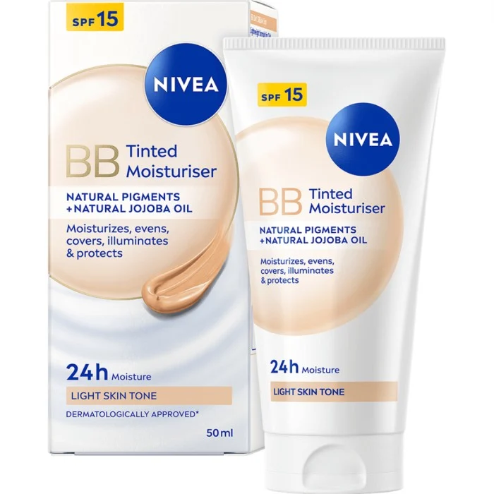 NIVEA BB Tinted Moisturiser SPF 15 Light 50 ml, bild 4