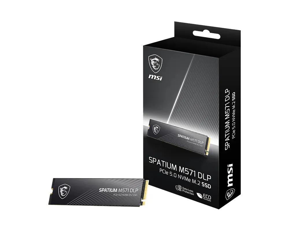 MSI SPATIUM M571 DLP SSD 2 TB M.2 2280 PCIe 5.0 14 500 MB/s