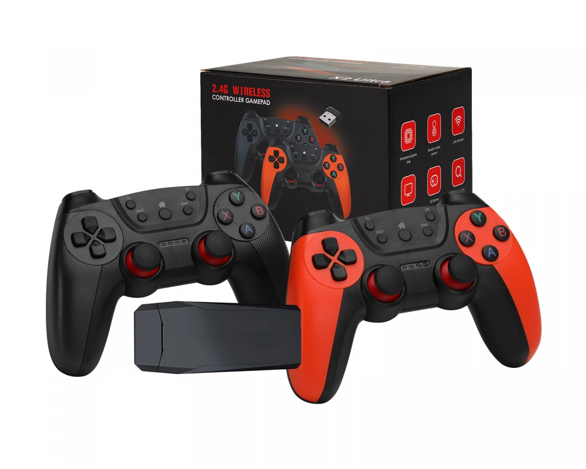 X2 Ultra Retro Spelkonsol - 64G HDMI Game Stick - 35000+ Spel