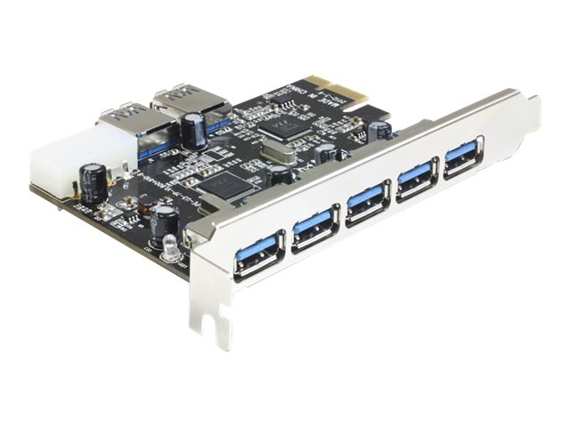 PCI-Express DeLOCK 5 x external + 2 x internal USB 3.0, PCIe 2.0