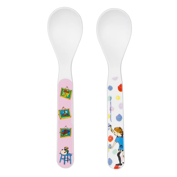 Rätt Start skedar 2-pack, Pippi Födelsedag