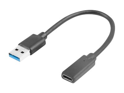 Lanberg USB-C 3.1 (Hona) till USB-A (Hane) 15cm Adapter