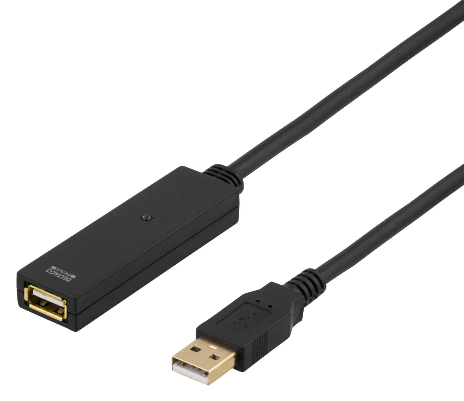 Förlängningskabel USB 2.0 aktiv, Deltaco Prime, 15 meter, bild 3