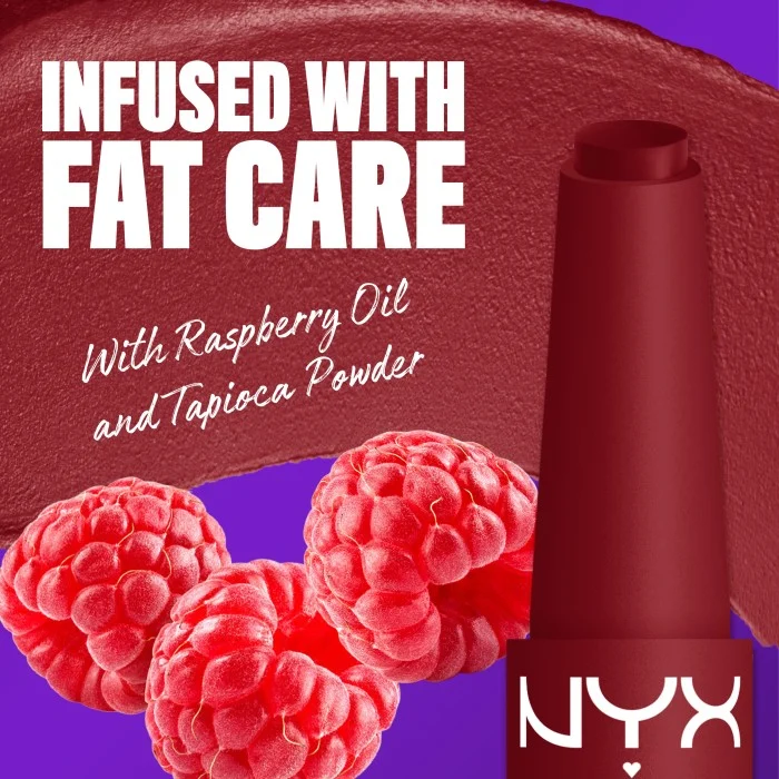 NYX Professional Makeup Fat Matte Slick Click Lip Balm 18 Berry Smooth 2 g, bild 2