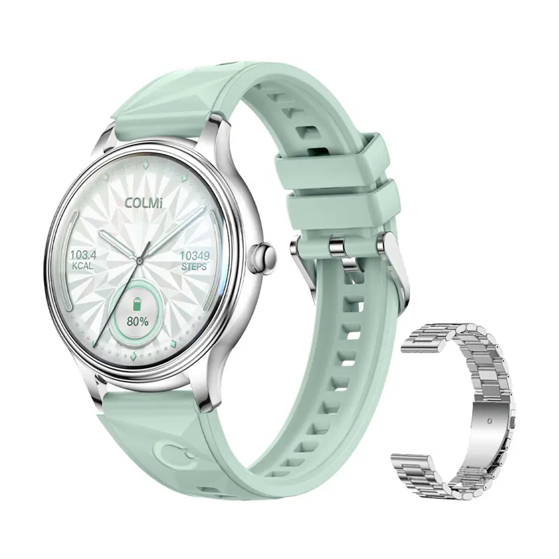 Colmi L28 Smart Watch - Green Silver
