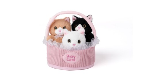 Teddykompaniet - Gift Basket with Cats, 15x15 cm (TK4386), bild 3