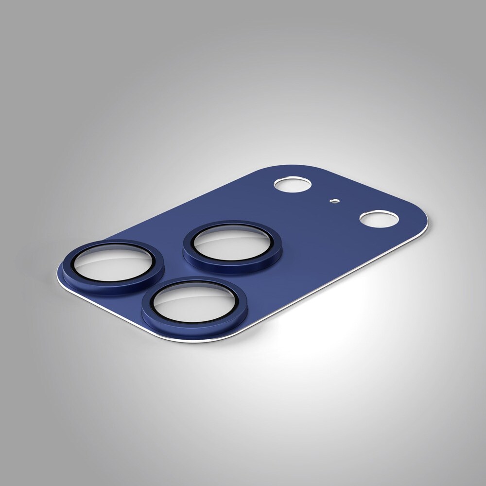 Etteri kameraskydd till iPhone 17 Pro Max - Blå / kameralinsskydd aluminium / linsskydd 9H glas, bild 3