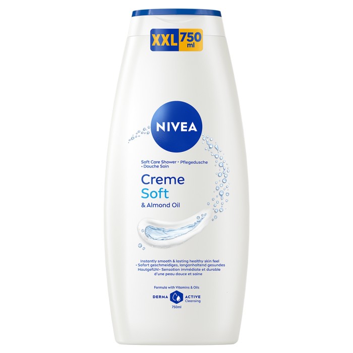 NIVEA Creme Soft & Almond Oil Shower 750 ml