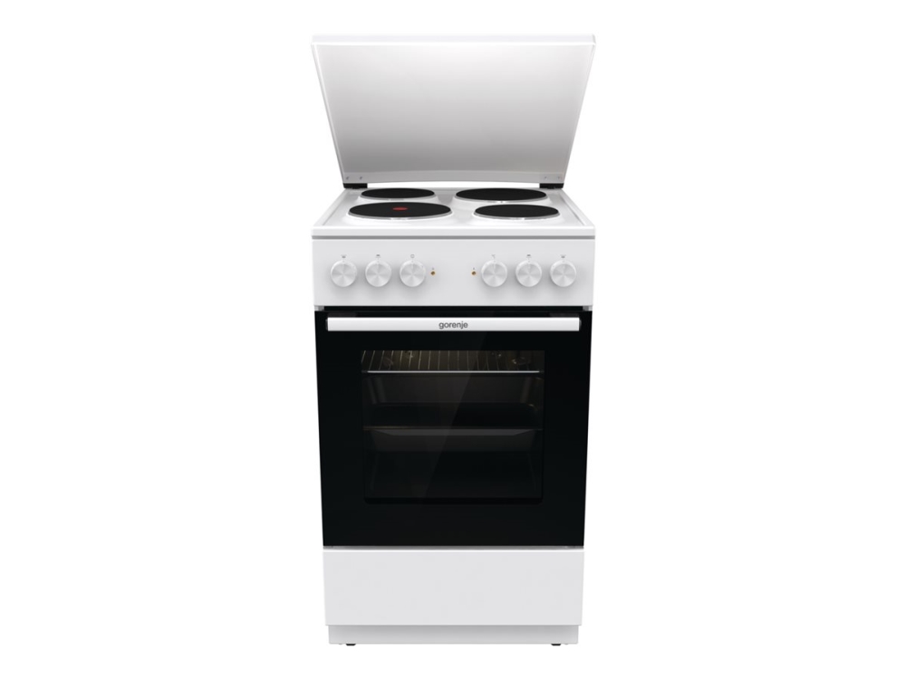 Gorenje G400 GE5A23WH - Spis - fristående - bredd: 50 cm - djup: 59.4 cm - höjd: 85 cm - med självrengöring - vit