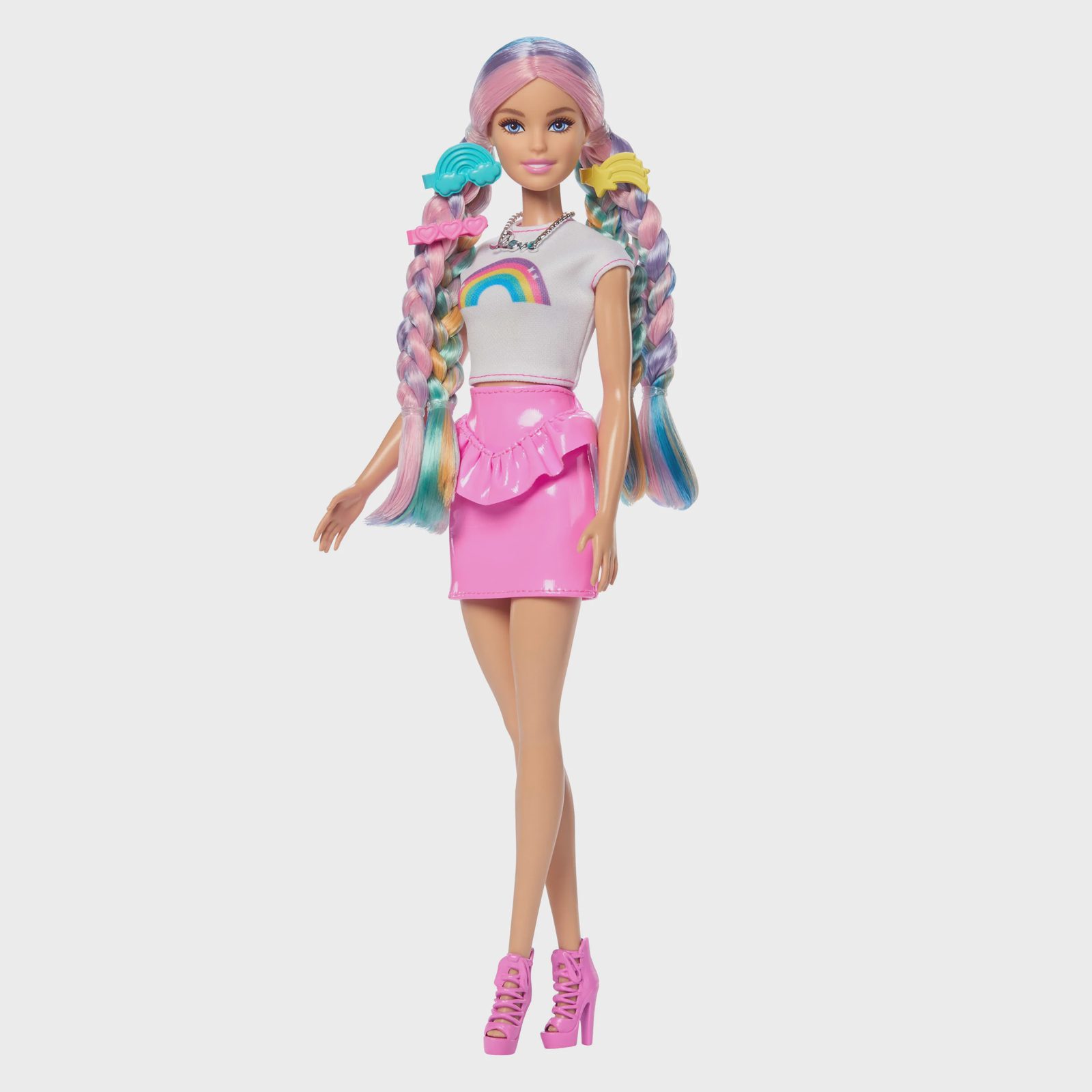 Barbie Rainbow Sparkle Hair Play Doll, bild 4