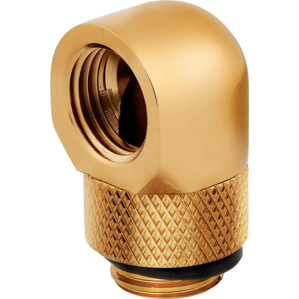 Corsair Hydro X Series XF 90° Rotary Adapter 2-pack - Guld