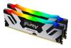 Kingston 32GB (2x16GB) DDR5 6400MHz CL32 FURY Renegade RGB Silver