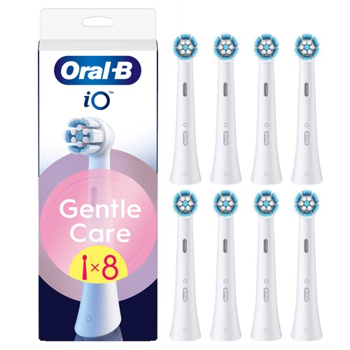 Oral-B iO Gentle Care borsthuvuden 8 st, vita