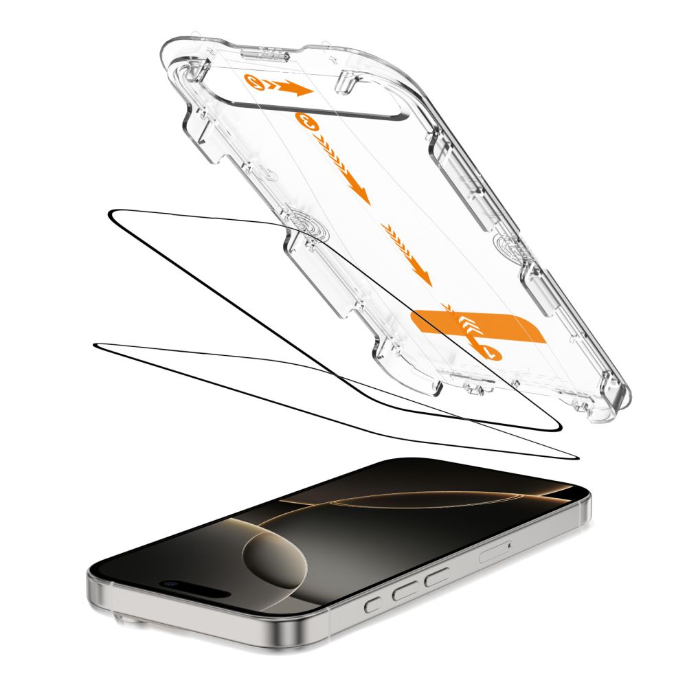 Tech-Protect Quick Set+ 2-pack härdat glas för iPhone 16 Pro, bild 2