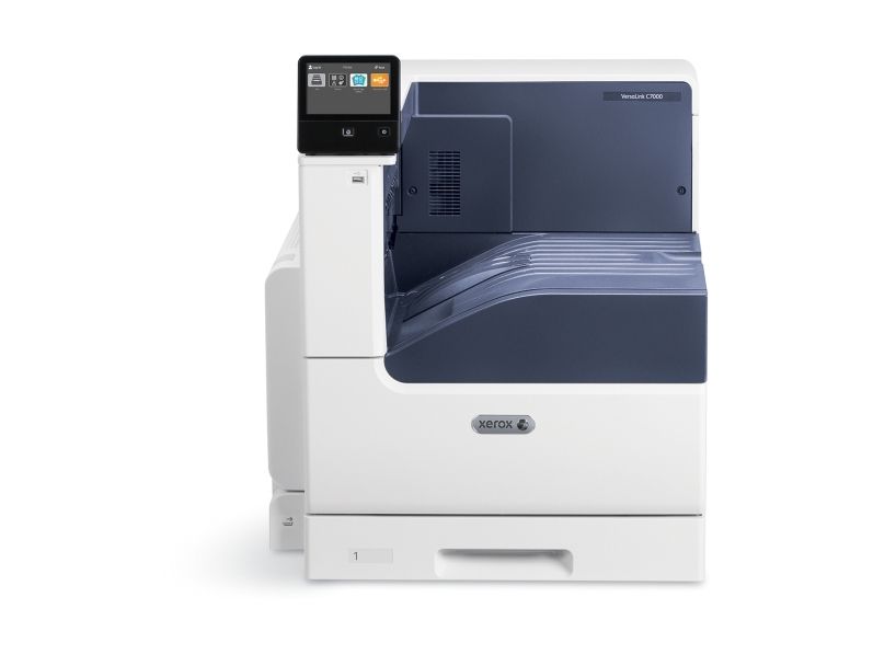 Xerox VersaLink C7000 A3-skrivare 35/35 sid/min Adobe PS3 PCL5e/6 2 magasin totalt 620 ark, laser, Färg, 1200 x 2400 DPI, A3, 35 ppm, Nätverksförberedd