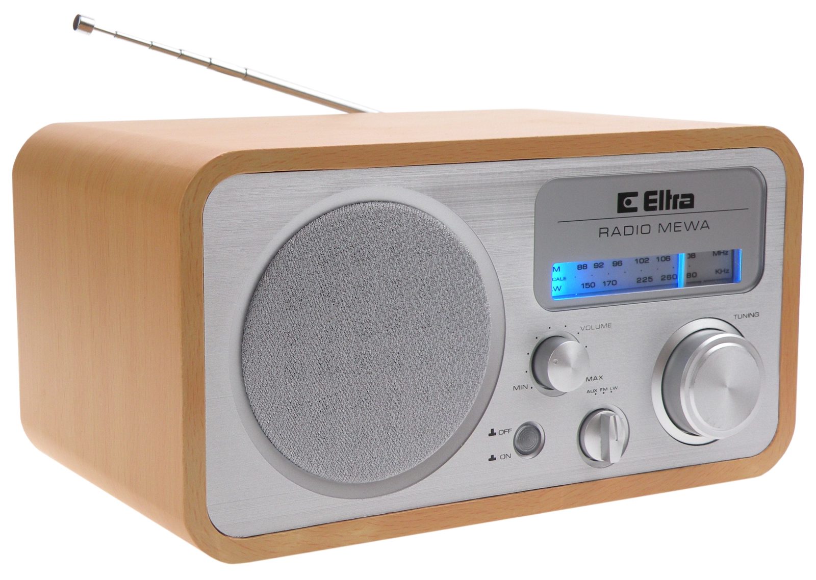ELTRA MEWA, personlig, analog, FM,LW, 88 - 108 Mhz, 148,5 - 283,5 kHz, 2,5 W
