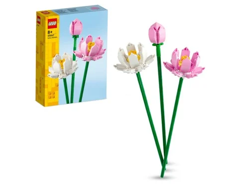 LEGO Botanicals Lotusblommor 40647, bild 2