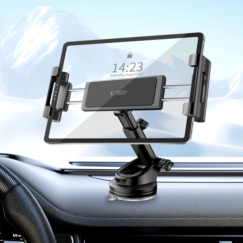 Tech-Protect V4 Car Tablet Holder för cockpitmontering - Svart, bild 5