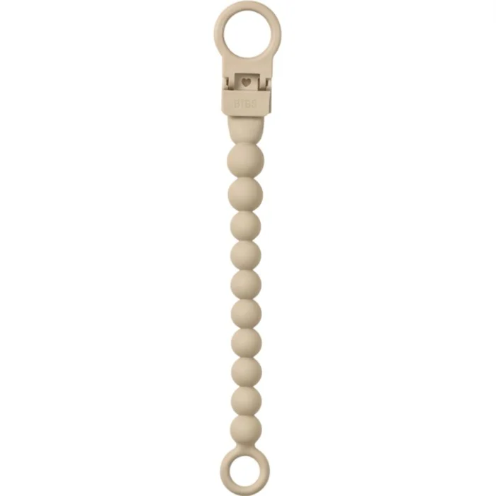 BIBS Pacifier Clip Beaded Vanilla Onesize, bild 2