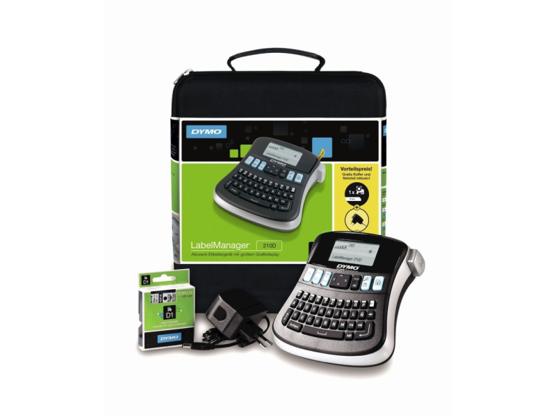 Dymo Labelmanager ™ 210D Qwerty kitcase