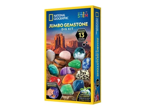 National Geographic Grävkit Jumbo 13 ädelstenar, bild 2