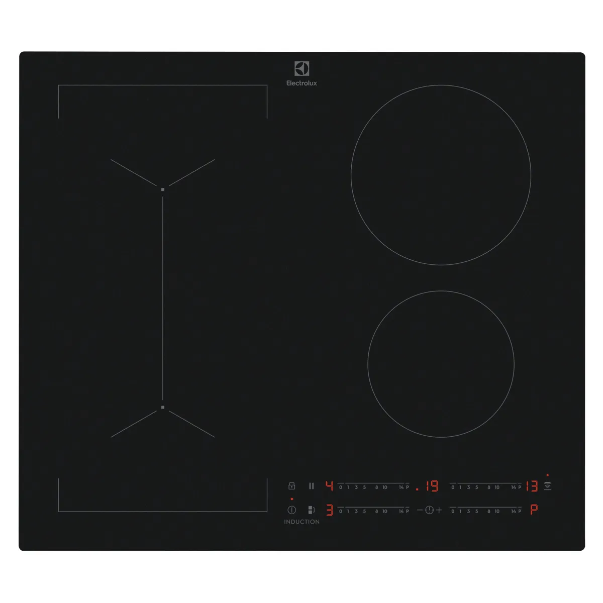 Electrolux EIV63443CT induktionshäll 59 cm 4 zoner 7200 W, svart