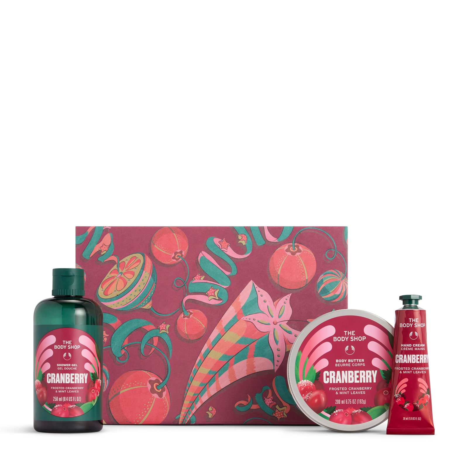 THE BODY SHOP Frosted Cranberry & Mint Leaves Essentials 480 ml