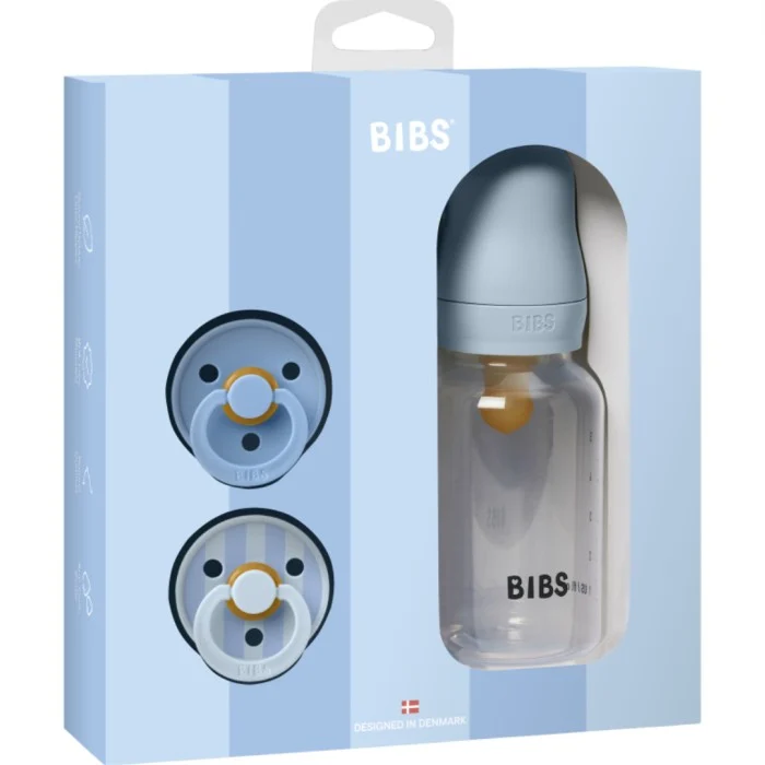 BIBS Gift Set Baby Sprinkle Baby Blue