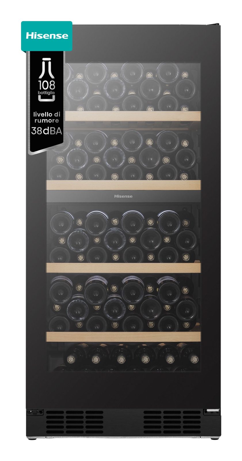 Hisense vinkyl RW3N230GELF (fristående 108 flaskor)