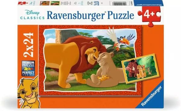 Ravensburger Pussel: Lejonkungen 2x24 Bitar, bild 4