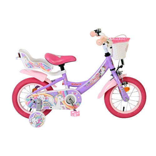 Volare - Children's Bicycle 12" - Unicorn Purple (61279)