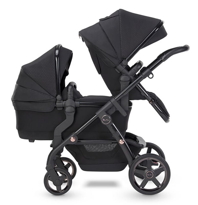 Silver Cross Wave duovagn Eclipse All Black