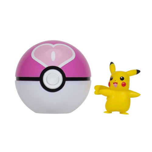 Pokémon - Clip N Go Female Pikachu w. Love Ball (PKW3638)