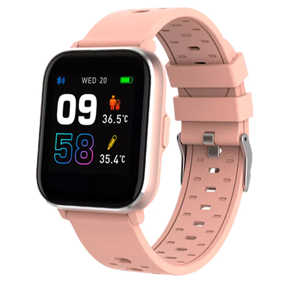 DENVER SW-164 - Ros - smart klocka med band - display 1.4 - Bluetooth - 141 g