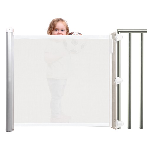 Lascal - Kiddy Guard Gate Accent - White - 100 cm