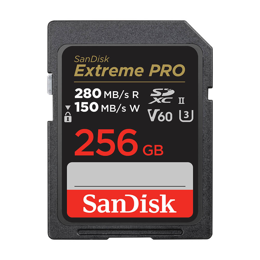 Secure Digital SDXC 256 GB SanDisk Extreme Pro, 280/100 MB/sek, Class 10, UHS-II U3, V60, bild 3