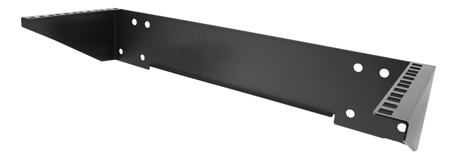 19" Deltaco Vertikalt väggfäste, 4U, max 60kg, stålkonstruktion - svart, bild 2