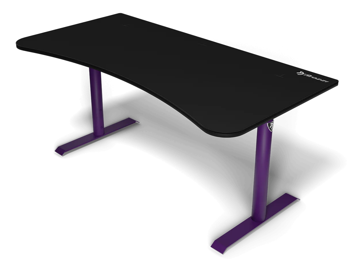 Arozzi Arena Gaming Desk Deep Purple Black