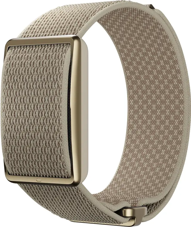 Polar Loop Gen 2 aktivitetsarmband med SoftWeave-band S-L, guld/sand