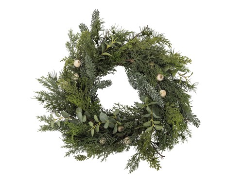 Bloomingville - Pine Wreath - Green - Diameter: Approximately 24 inches, Depth: Approximately 4 inches, bild 2