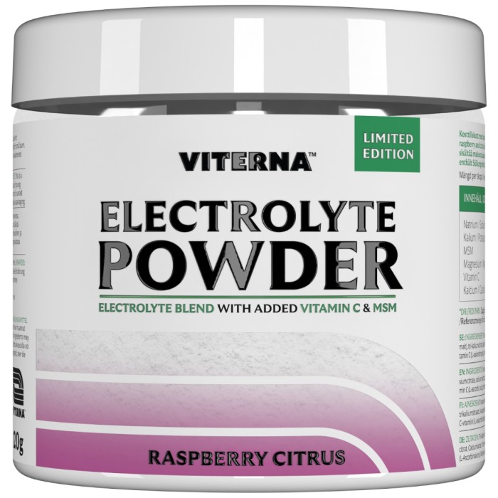 Viterna Electrolyte Powder Raspberry Citrus