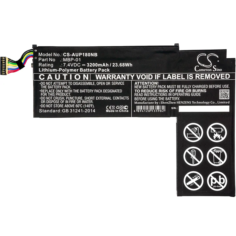 Batteri till Notebook, Bärbar dator för Asus Transformer AiO P1801, P1801-B037K, bild 4