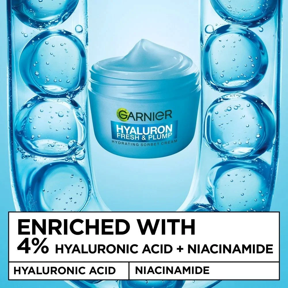 Garnier Hyaluron Fresh & Plump Hydrating Sorbet cream 85 ml, bild 4