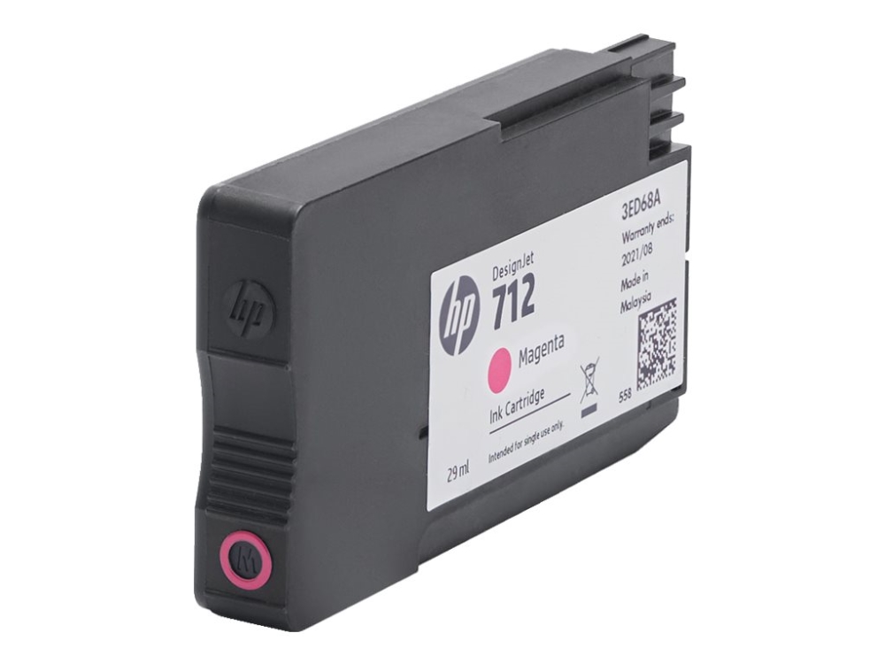 HP 712 1 Styck Original bläckpatron, magenta hp3ed68a, bild 2