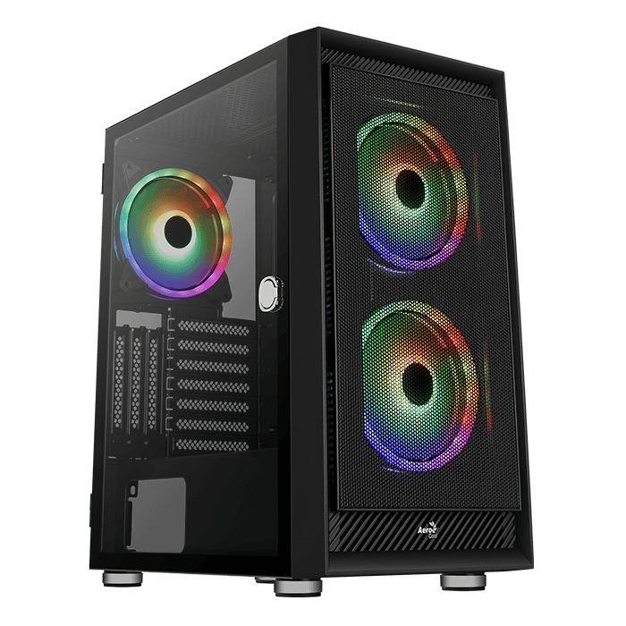 Aerocool Graphite v3, ATX, TG, aRGB - Svart, bild 3
