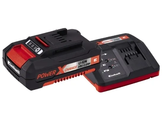 Einhell 4512042, Litium-Ion (Li-Ion), 18 V 4,00ah , Svart, Röd, 200-260 V, 50/60 hz, Litium-Ion (Li-Ion)