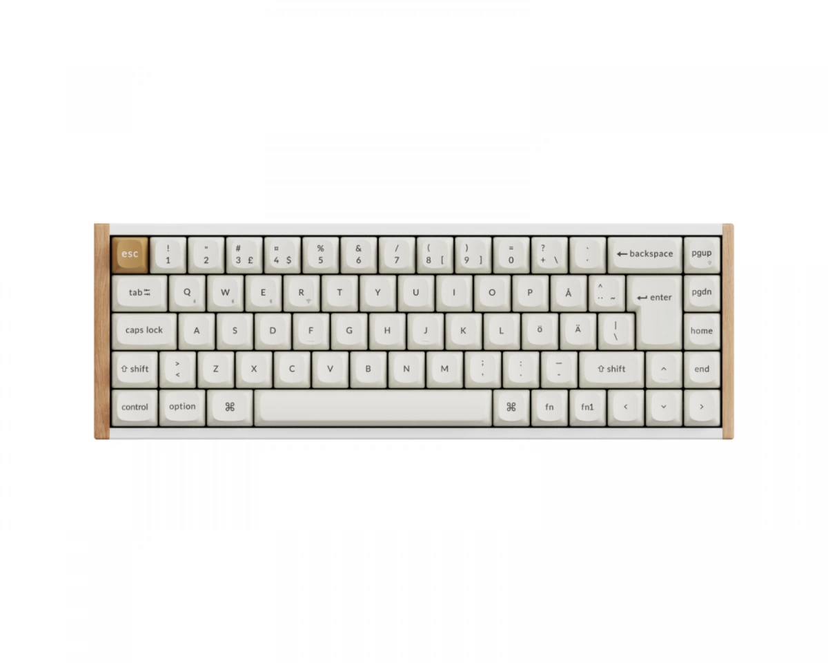 Keychron K6 HE SE trådlöst gamingtangentbord (vit), bild 3