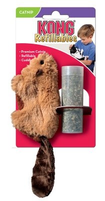 Kong Refillable Beaver kattleksak med kattmynta